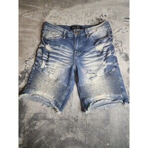 Rue 21 Denim Shorts  Men distressed/bleach Supreme Flex